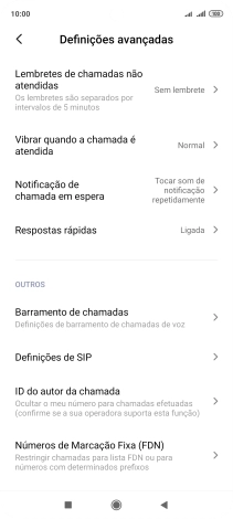 Prima Números de Marcação Fixa (FDN).