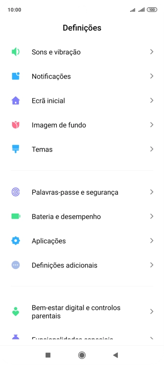 Prima Definições adicionais.