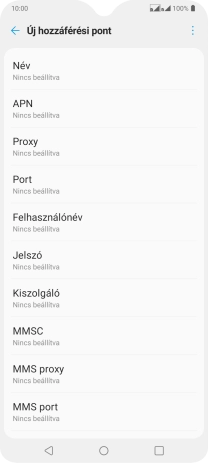 Válaszd a Név lehetőséget.