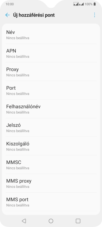 Válaszd a Név lehetőséget.
