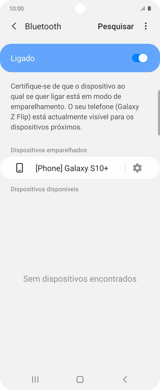 Prima a tecla de início para terminar e voltar ao ecrã inicial.