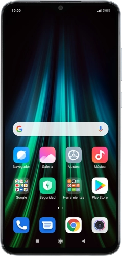 Imagen 1: Vista frontal del Xiaomi Redmi Note 8 Pro - White