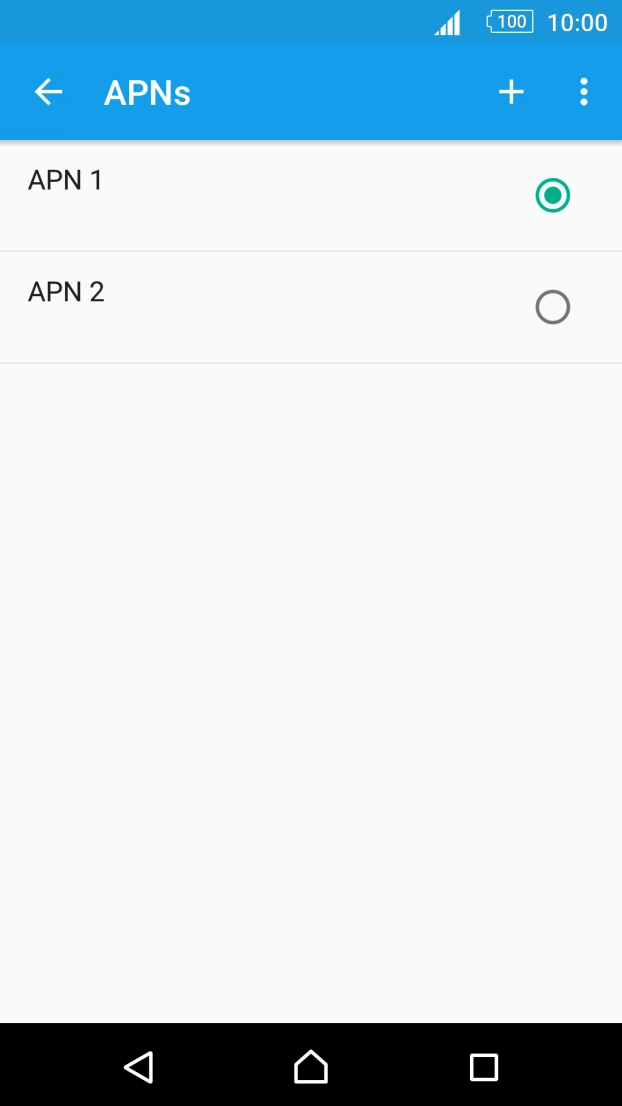 Prima o campo junto à ligação de dados para a ativar.