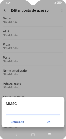 Introduza http://mms.vodafone.pt/servlets/mms e prima OK.
