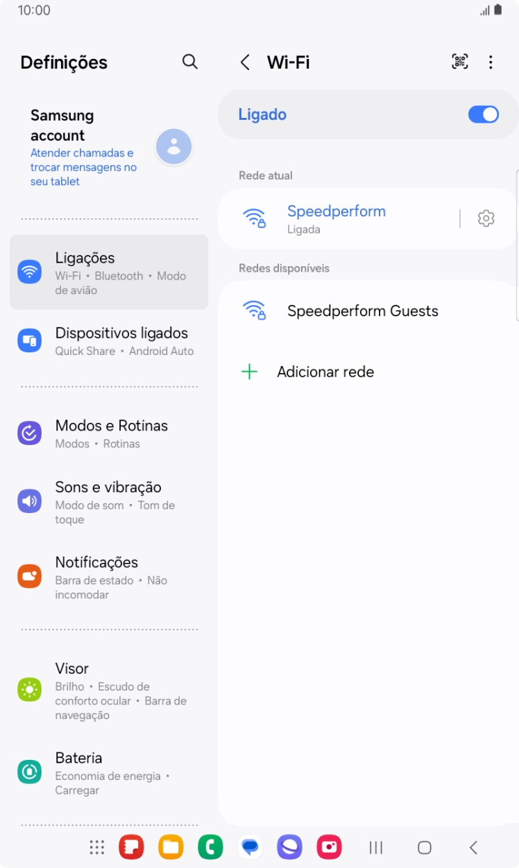 Prima a tecla de início para terminar e voltar ao ecrã inicial.
