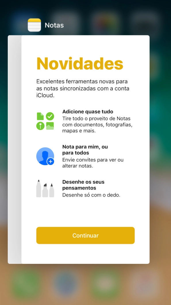 Deslize o dedo para cima sobre a aplicação pretendida para a terminar.
