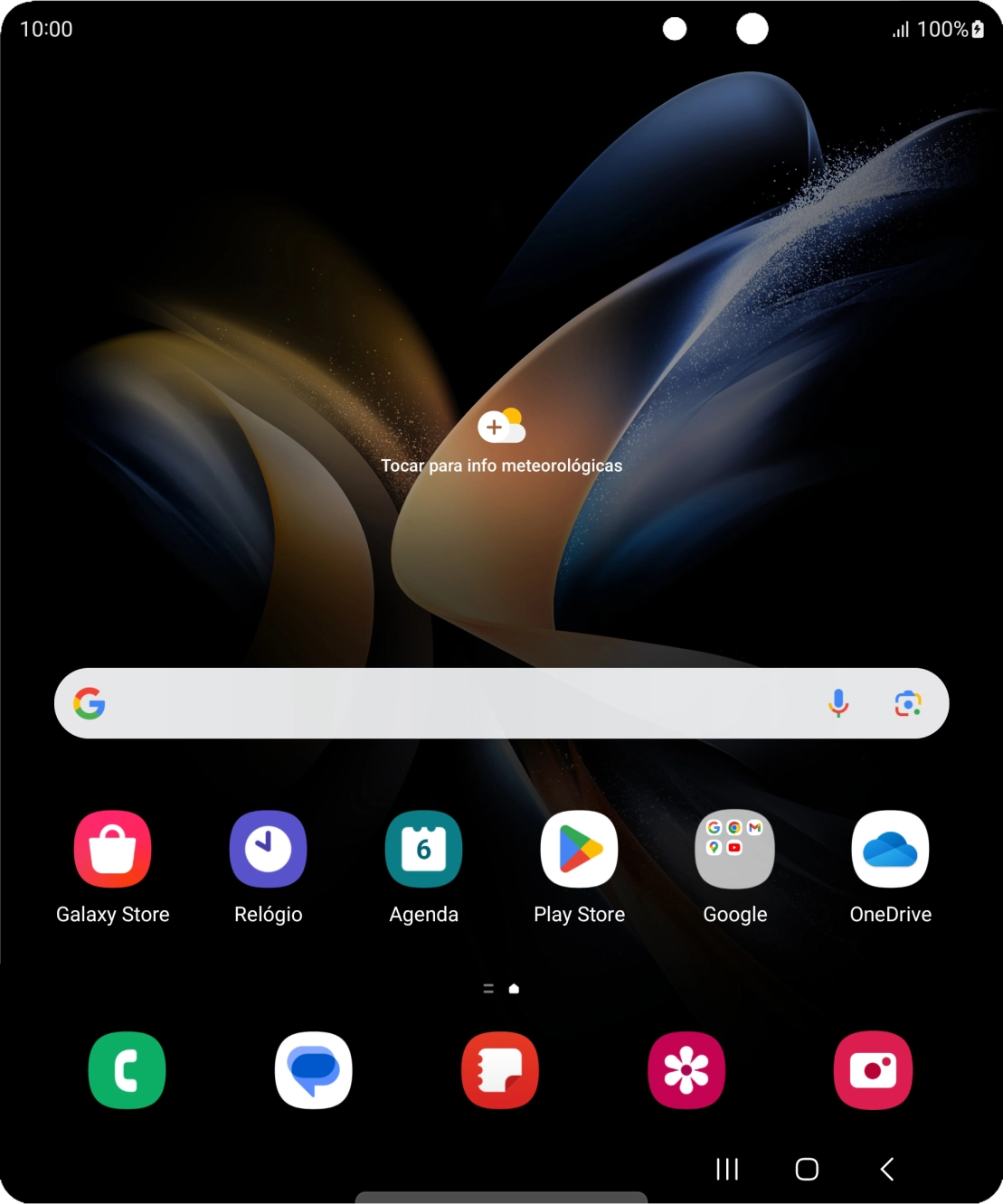 Quando o ícone de bateria em carregamento for mostrado no ecrã, a bateria está em carregamento.
