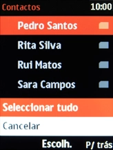 Escolha Seleccionar tudo.