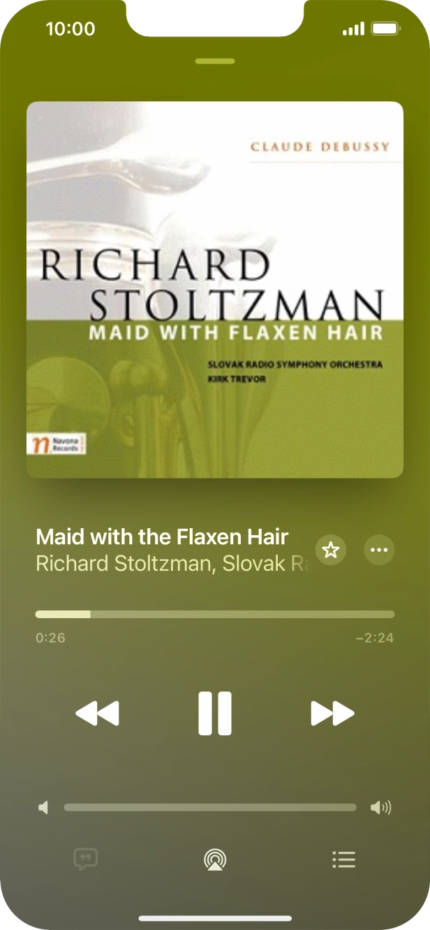 Prima a seta para a direita para ir para o ficheiro de música seguinte.