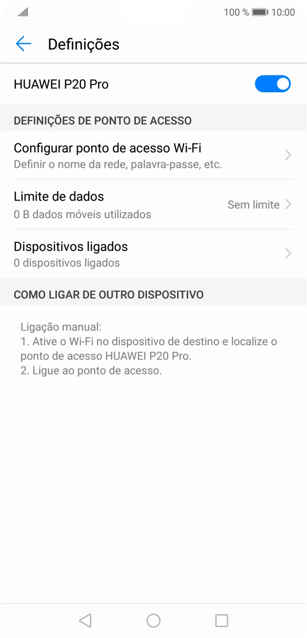 Prima a tecla de início para terminar e voltar ao ecrã inicial.