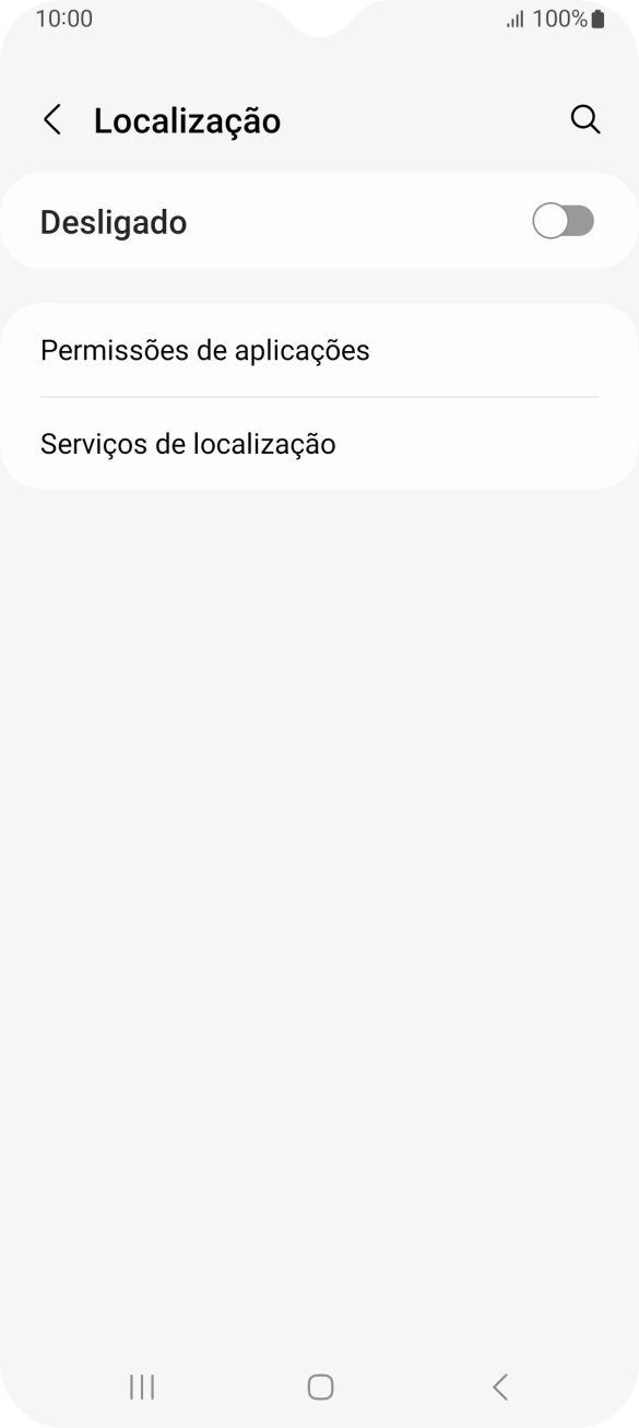 Prima o indicador para ativar ou desativar a função.