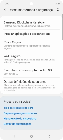 Prima Outras definições de segurança.
