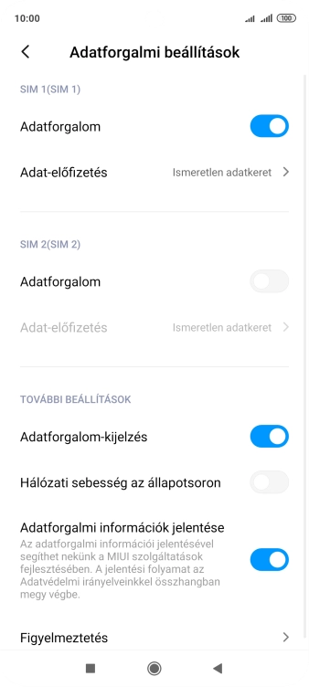 A befejezéshez, és ahhoz, hogy visszatérhess a főképernyőhöz, nyomd meg a főgombot.