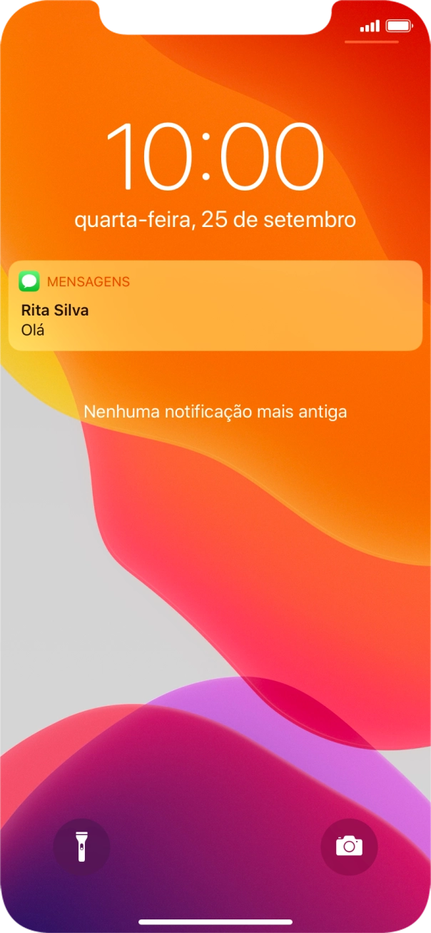 Prima a notificação pretendida e siga as indicações no ecrã para utilizar a função escolhida.
