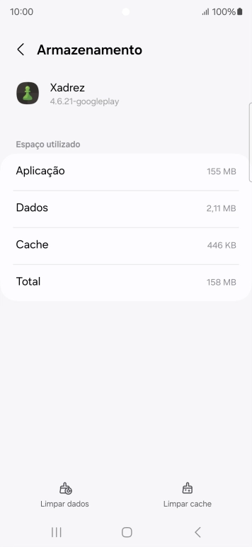 Prima Limpar cache.