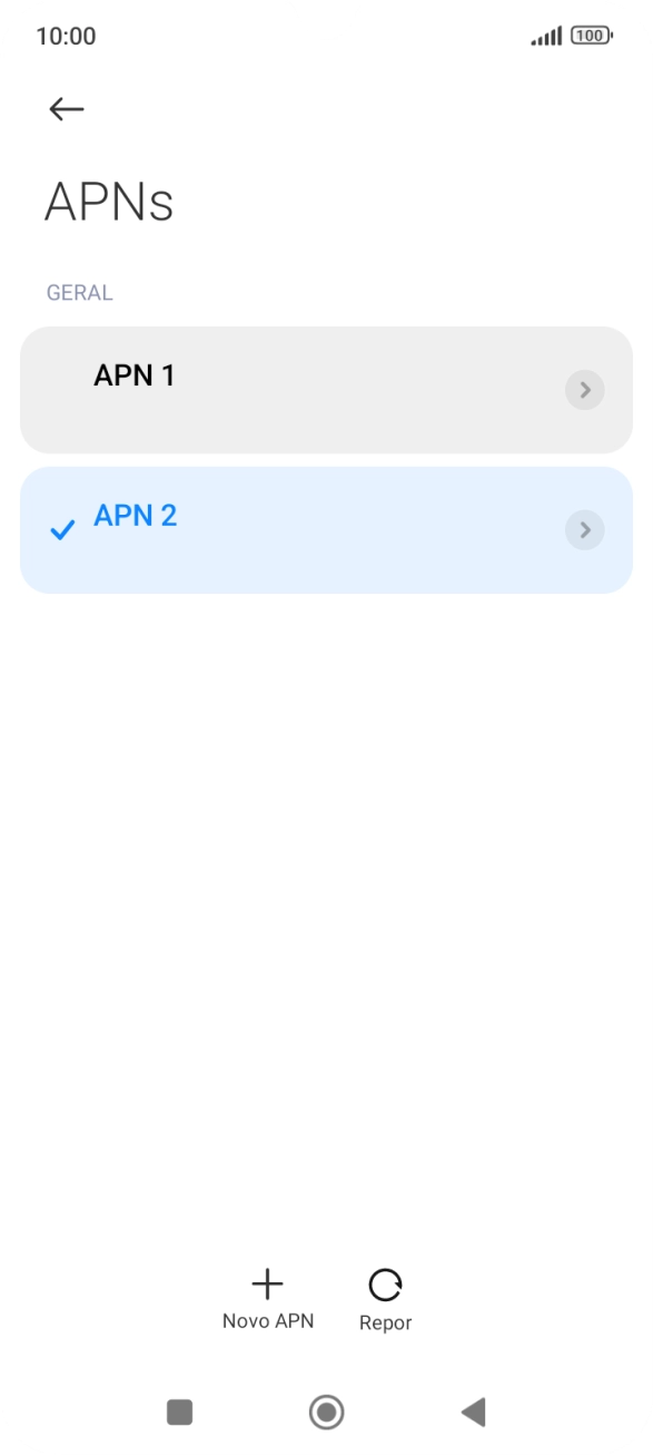 Prima a tecla de início para terminar e voltar ao ecrã inicial.