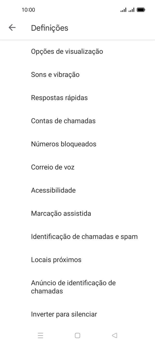 Prima Contas de chamadas.