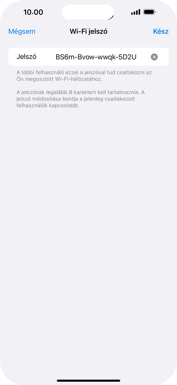 Válaszd a Kész lehetőséget.