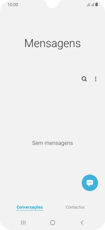 Prima o ícone de nova mensagem.