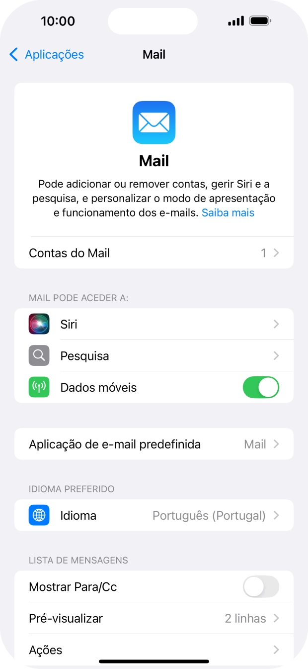 Prima Contas do Mail.