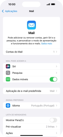 Prima Contas do Mail.