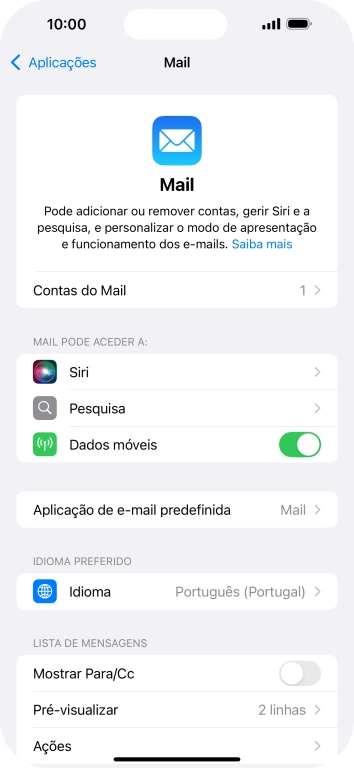 Prima Contas do Mail.