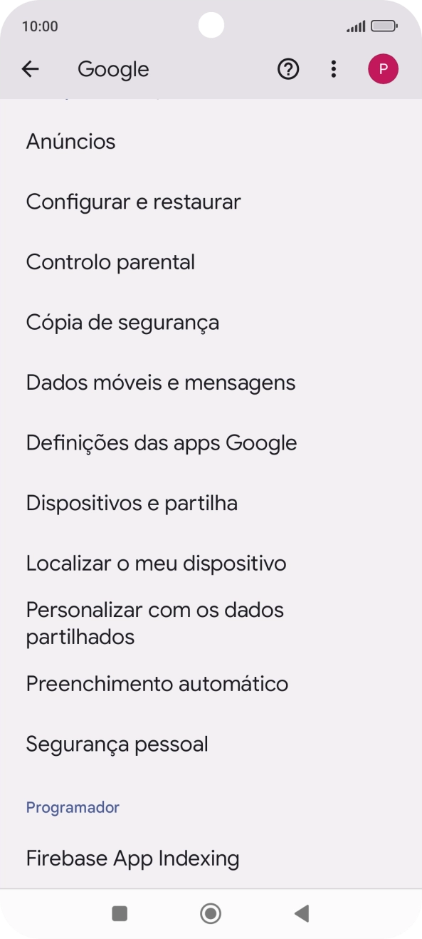 Prima Localizar o meu dispositivo.