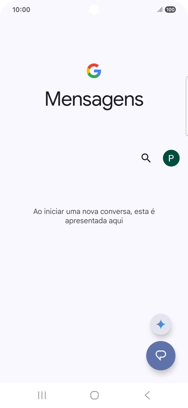 Prima o ícone de perfil.