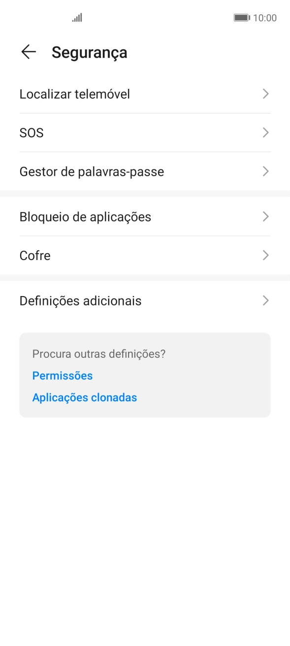 Prima Definições adicionais.