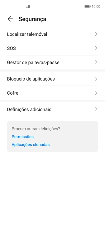 Prima Definições adicionais.