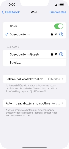 Húzd az ujjad felfelé a kijelző aljáról, hogy visszatérj a kezdőképernyőhöz.