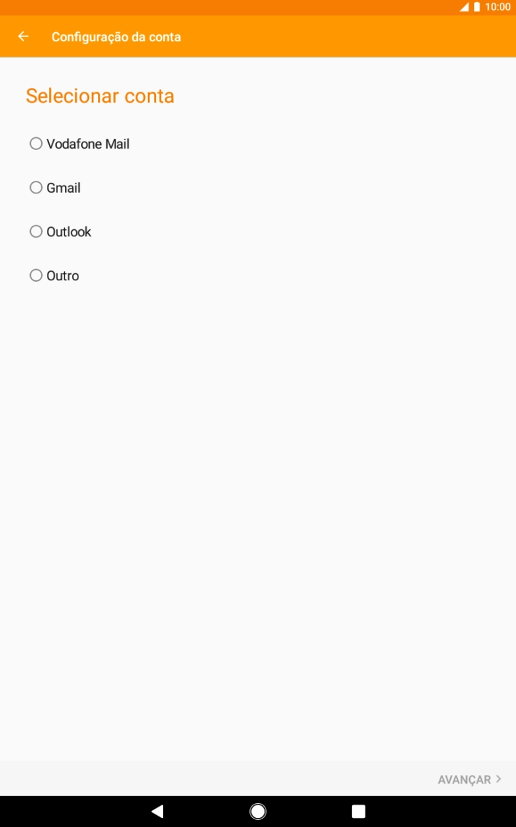 Prima Vodafone Mail.