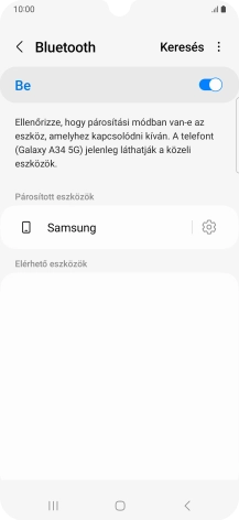 A befejezéshez, és ahhoz, hogy visszatérhess a főképernyőhöz, nyomd meg a főgombot.