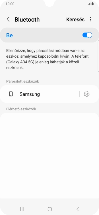 A befejezéshez, és ahhoz, hogy visszatérhess a főképernyőhöz, nyomd meg a főgombot.