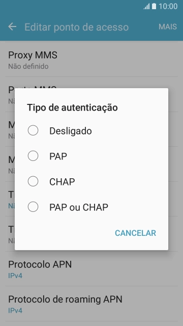 Prima Desligado.