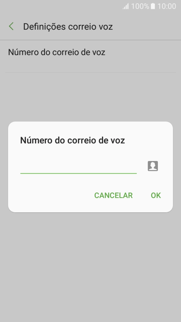 Introduza 123 e prima OK.