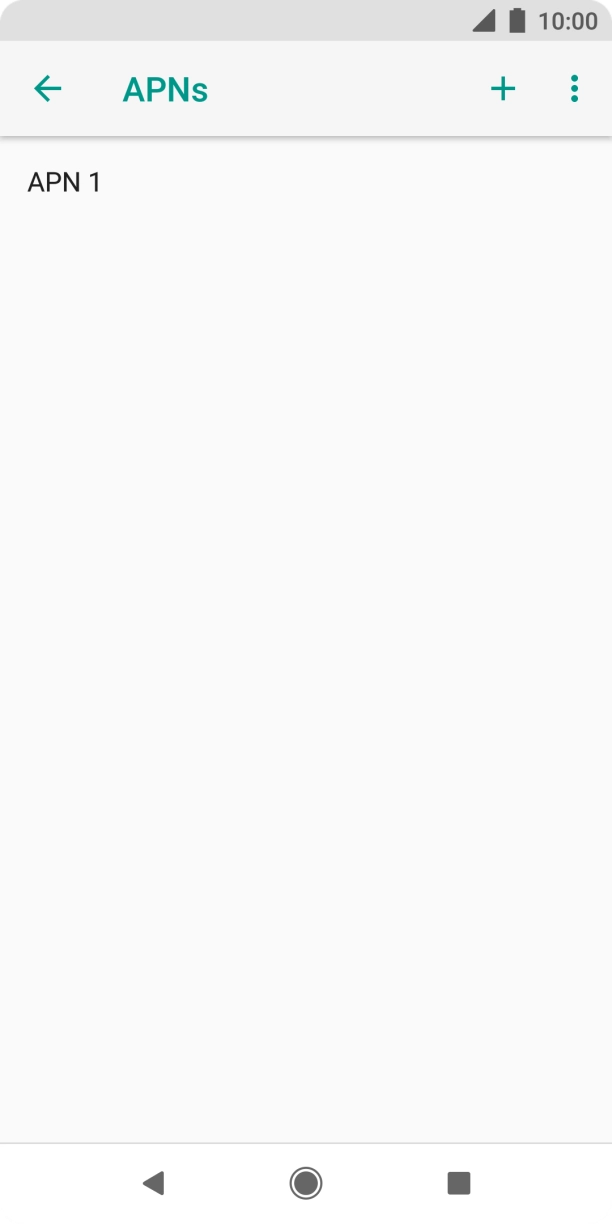 Prima o ícone de nova ligação de dados.