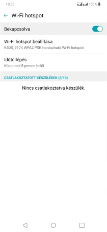 A befejezéshez, és ahhoz, hogy visszatérhess a főképernyőhöz, nyomd meg a főgombot.