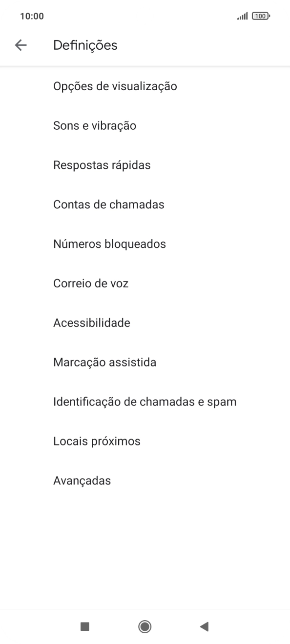 Prima Contas de chamadas.