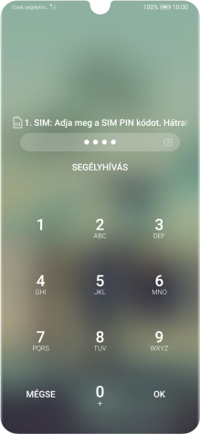 Amennyiben a telefon kéri, írd be a PIN-kódodat, és válaszd az OK lehetőséget.