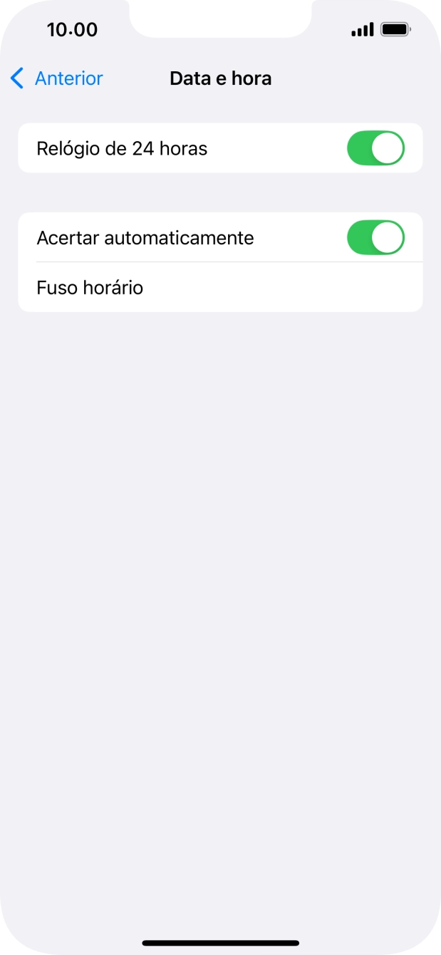 Para voltar ao ecrã inicial, deslize o dedo de baixo para cima a partir da base do ecrã.