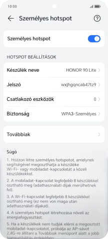 Húzd az ujjad felfelé a kijelző aljáról, hogy visszatérj a kezdőképernyőhöz.