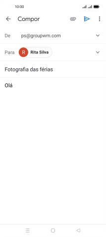 Prima o ícone de anexo.