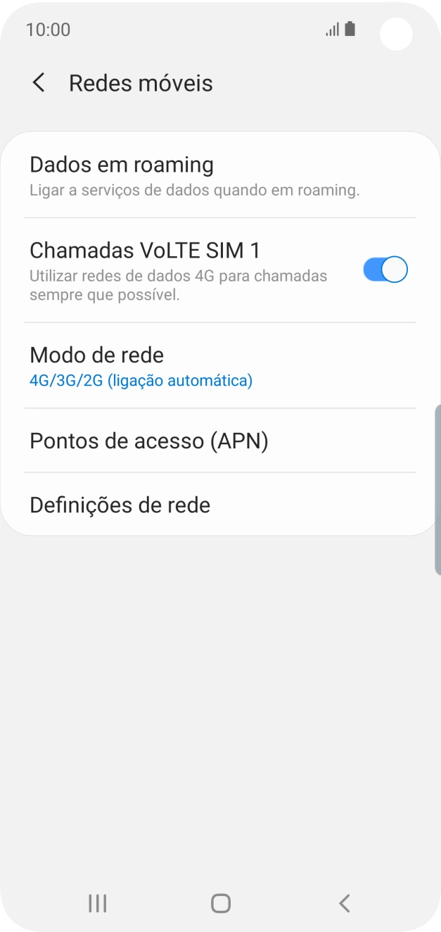 Prima Pontos de acesso (APN).