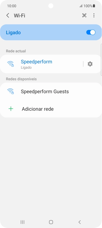 Prima a tecla de início para terminar e voltar ao ecrã inicial.