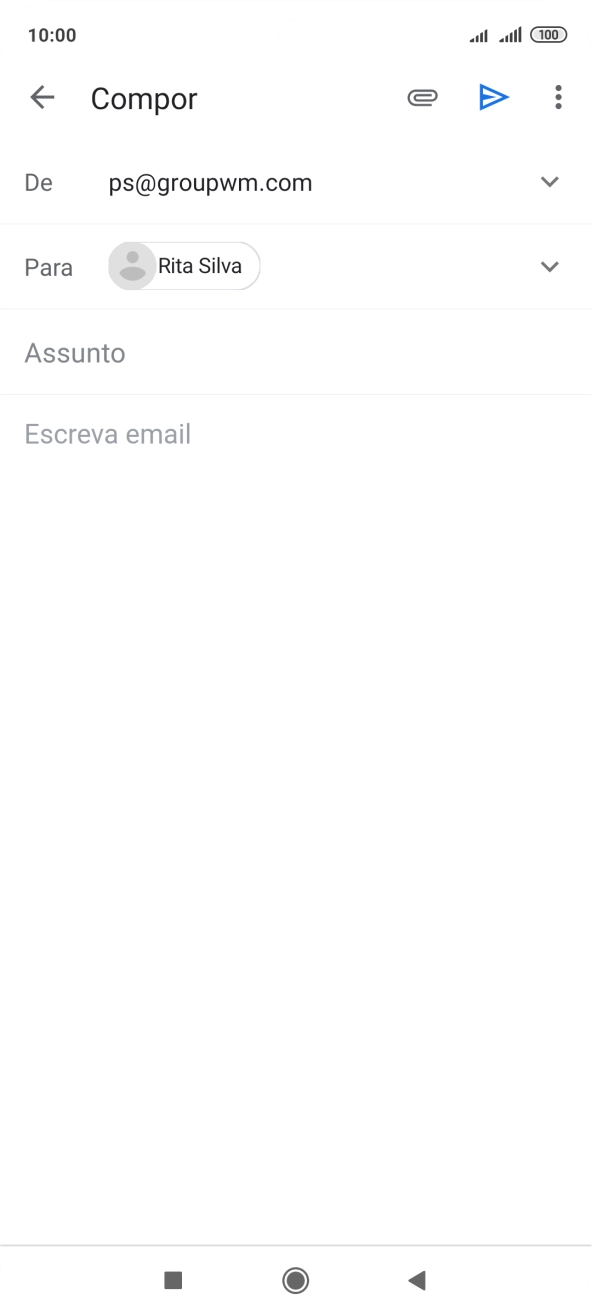 Prima Assunto e introduza o assunto pretendido.