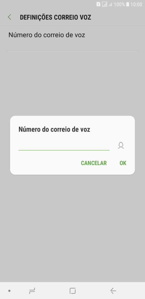 Introduza 123 e prima OK.