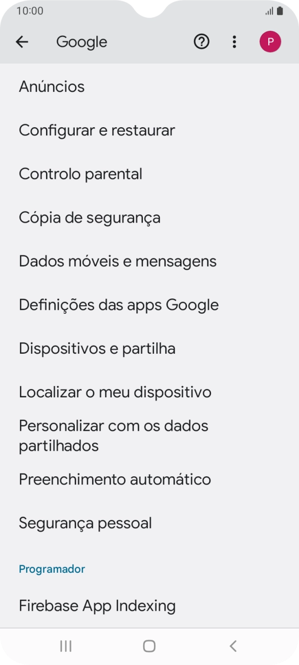 Prima Localizar o meu dispositivo.