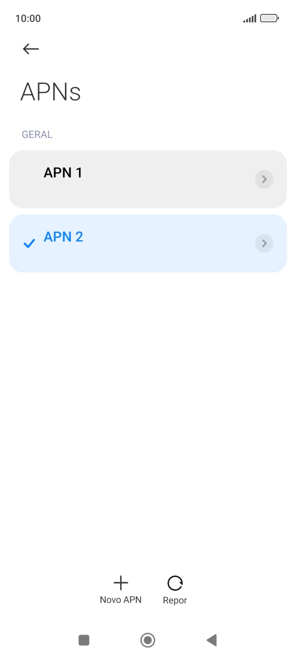 Prima a tecla de início para terminar e voltar ao ecrã inicial.