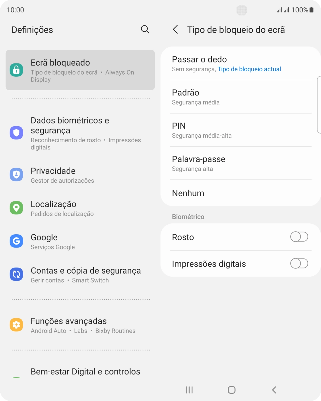 Prima Impressões digitais.